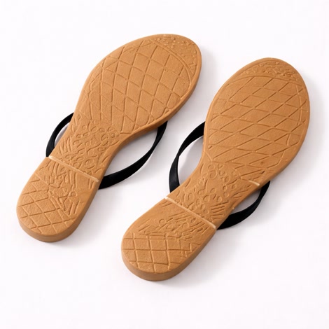 Produktbild 5 på Aten - Brun & Svart flip-flops i storlek 36