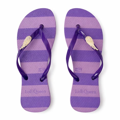 Produktbild 4 på Dubai - Lila flip-flops i storlek 37/38