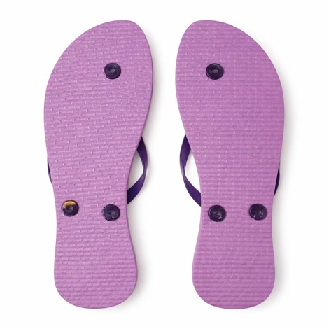 Produktbild 5 på Dubai - Lila flip-flops i storlek 37/38