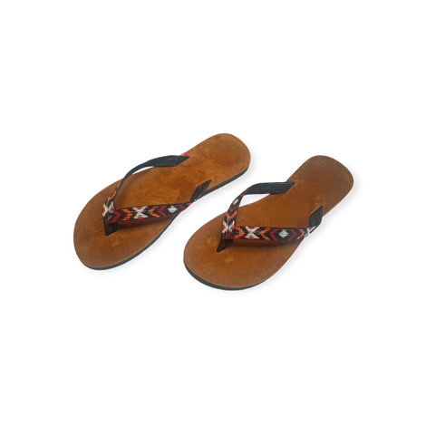 Produktbild 3 på Lima - Brun & Svart flip-flops i storlek 38/39