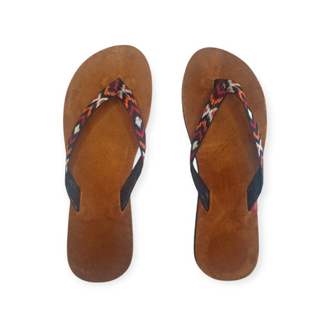 Produktbild 5 på Lima - Brun & Svart flip-flops i storlek 38/39