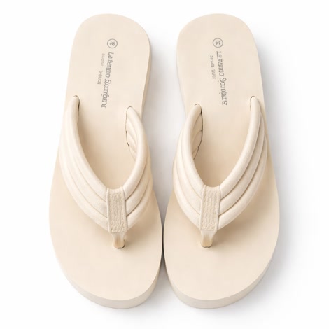 Produktbild 4 på Lissabon - Beige flip-flops i storlek 39