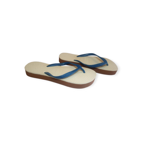 Produktbild 4 på Madrid - Vit & Blå flip-flops i storlek 39/40