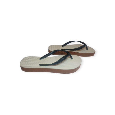Produktbild 4 på Madrid - Vit & Svart flip-flops i storlek 37/38