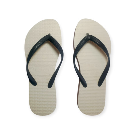 Produktbild 5 på Madrid - Vit & Svart flip-flops i storlek 37/38
