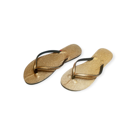 Produktbild 3 på Monaco - Guld flip-flops i storlek 38/39