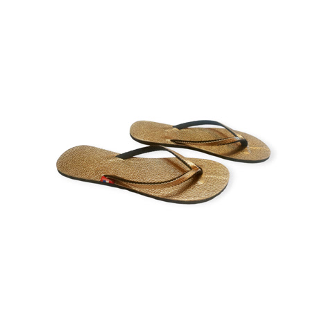 Produktbild 4 på Monaco - Guld flip-flops i storlek 38/39