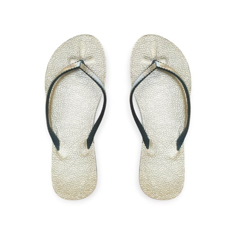 Produktbild 5 på Monaco - Silver flip-flops i storlek 38/39