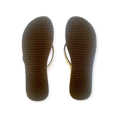 Produktbild 6 på Monaco - Silver flip-flops i storlek 38/39