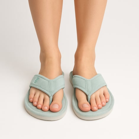 Produktbild 2 på Oslo - Grön flip-flops i storlek 38