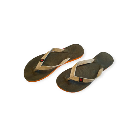 Produktbild 3 på Valencia - Grön & Beige flip-flops i storlek 38/39