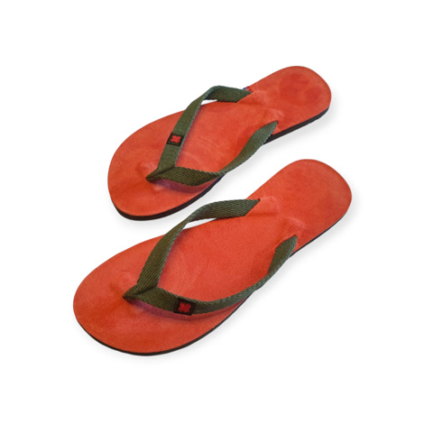 Produktbild 3 på Valencia - Röd & Grön flip-flops i storlek 38/39