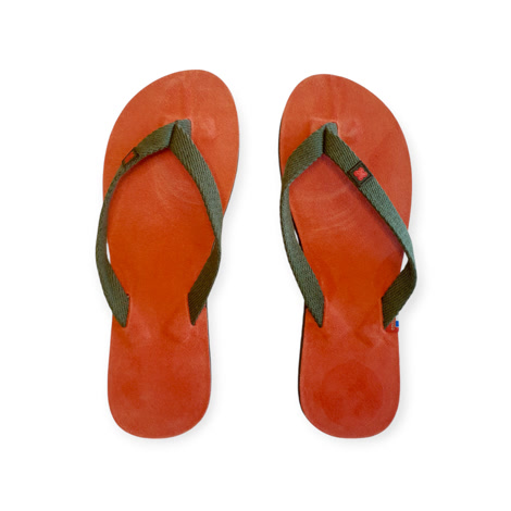 Produktbild 5 på Valencia - Röd & Grön flip-flops i storlek 38/39