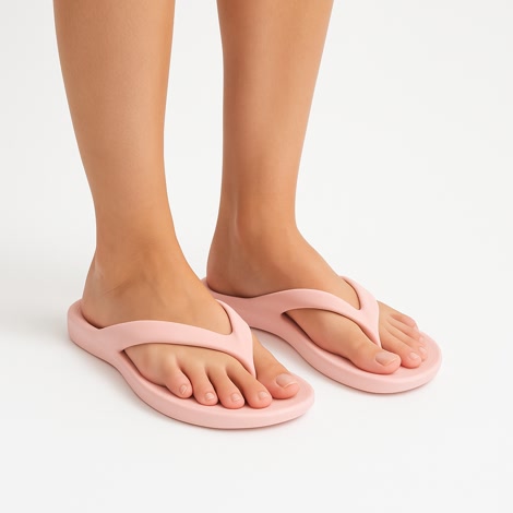 Produktbild 2 på Zanzibar - Rosa flip-flops i storlek 39