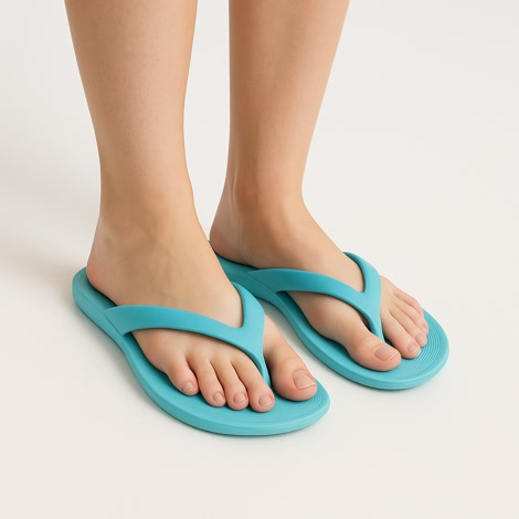 Produktbild 2 på Zanzibar - Turkos flip-flops i storlek 39
